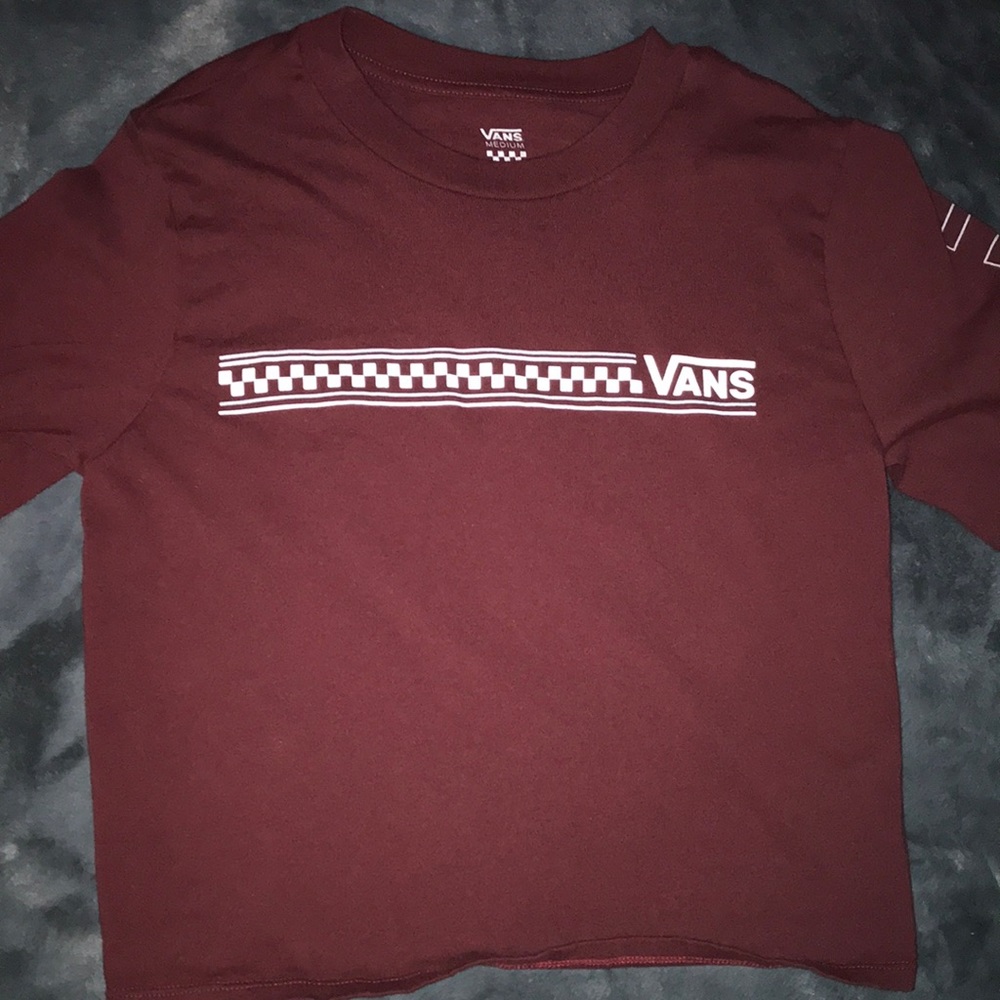 Maroon vans shirt
